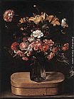 Bouquet on Wooden Box by Jacques Linard